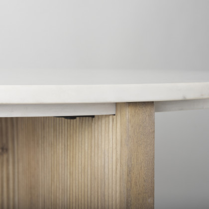 Mercana Enzo Accent Table - Light Brown, Wood