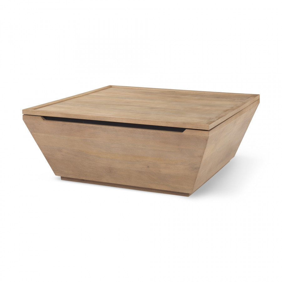 Mercana - Wyatt Coffee Table in Brown, Solid Wood