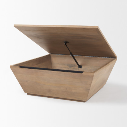 Mercana - Wyatt Coffee Table in Brown, Solid Wood