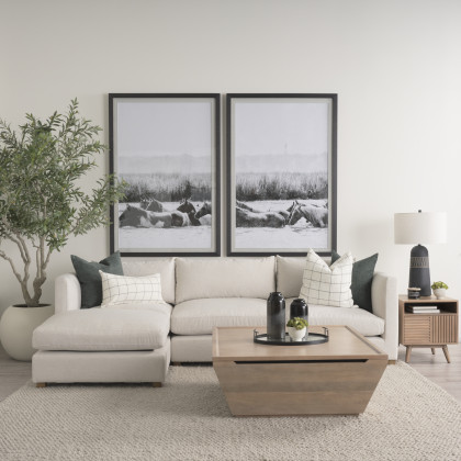 Mercana - Wyatt Coffee Table in Brown, Solid Wood