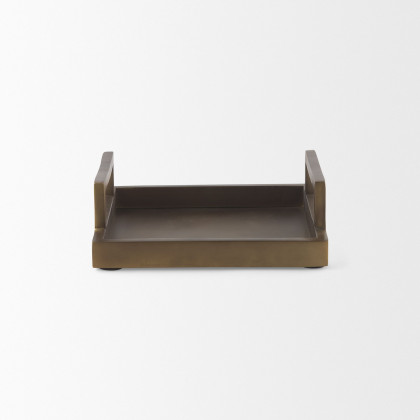 Mercana Shay Aluminium Tray - Bronze, Small