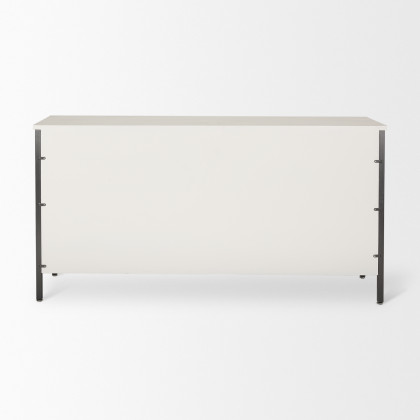 Mercana Savannah Sideboard - White/Gray, Manufactured Wood