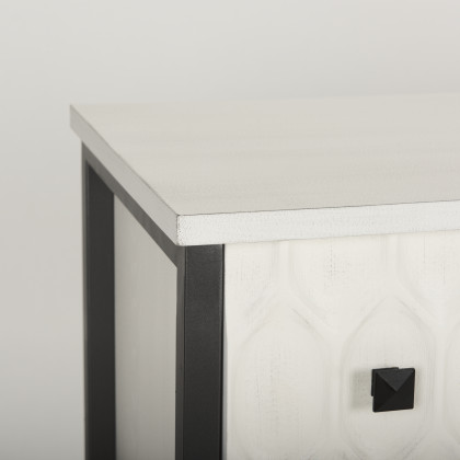 Mercana Savannah Sideboard - White/Gray, Manufactured Wood
