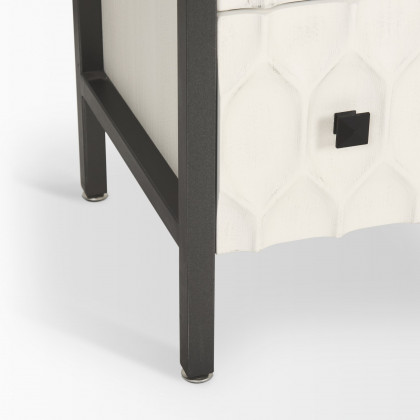 Mercana Savannah Sideboard - White/Gray, Manufactured Wood