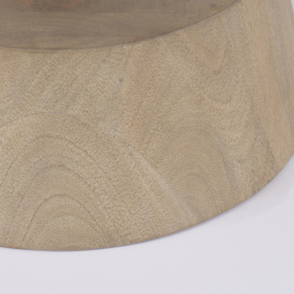 Mercana Maxwell Coffee Table - Black/Brown/White, Stone
