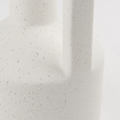 Mercana Burton Small Ceramic Jug Vase - White