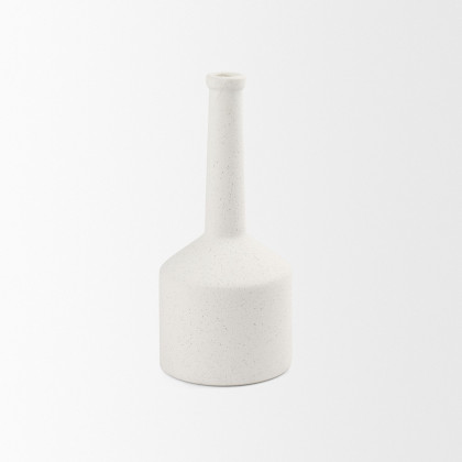 Mercana Burton Medium Ceramic Jug Vase - White