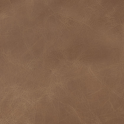 Mercana Raeleigh Leather Accent Chair - Brown, Fabric