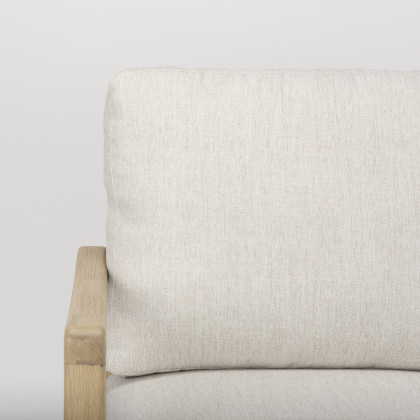 Mercana Raeleigh Upholstered Accent Chair - Cream, Fabric