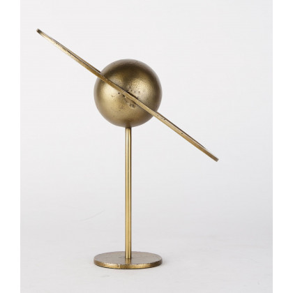 Mercana Atlas 15" Metal Solar System Ornament - Gold