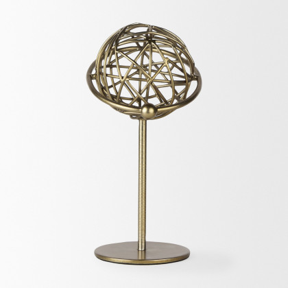 Mercana Atlas 10" Metal Solar System Ornament - Gold