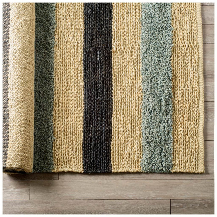 Mercana - Dolman 8 x 10 Multi-Colored Jute Hand Woven Rug