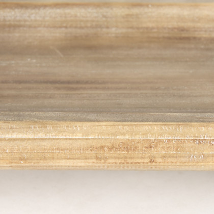 Mercana Carver Oblong Wood Footed Trays (Set of 2) - Whitewashed