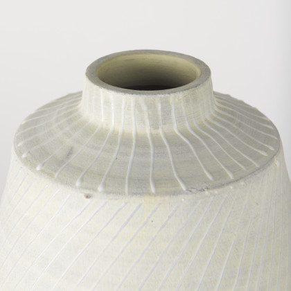 Mercana Blume Large Vase - Gray/White, Ceramic