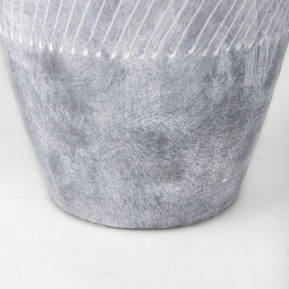 Mercana Blume Large Vase - Gray/White, Ceramic