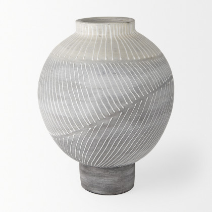 Mercana Blume Medium Vase - Gray, Ceramic