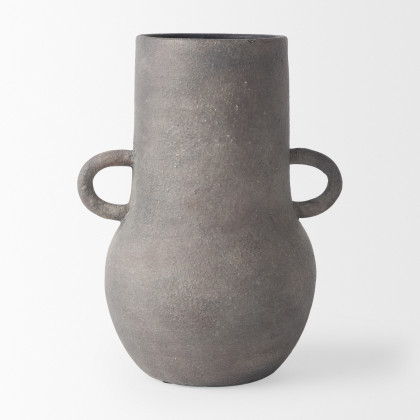 Mercana Armani Small Vase - Brown/Gray, Ceramic