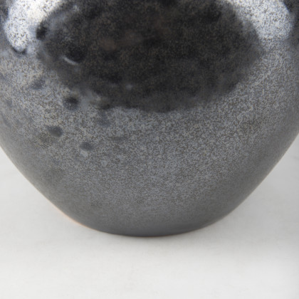 Mercana Kora Vase - Dark Metallic, H8,5"