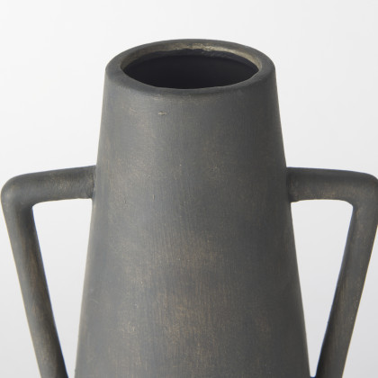 Mercana Kilian Vase - Matte Brown, H17"