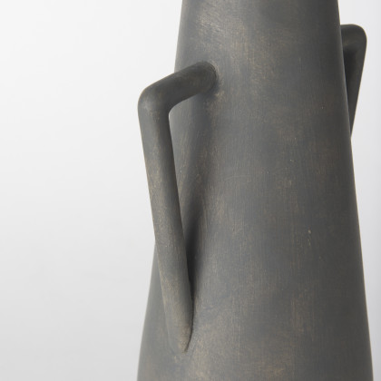 Mercana Kilian Vase - Matte Brown, H17"
