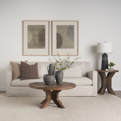 Mercana Kilian Vase - Matte Brown, H17"