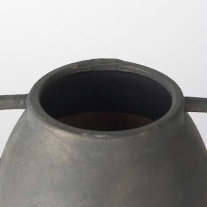 Mercana Kilian Vase - Matte Brown, H11"
