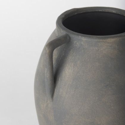 Mercana Kilian Vase - Matte Brown, H11"