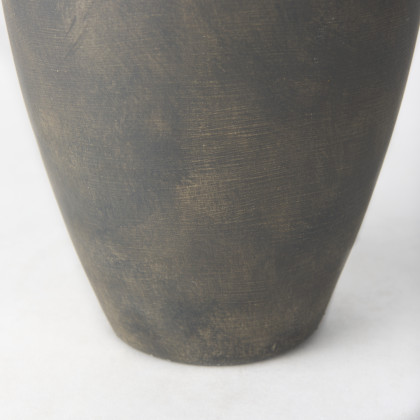 Mercana Kilian Vase - Matte Brown, H11"