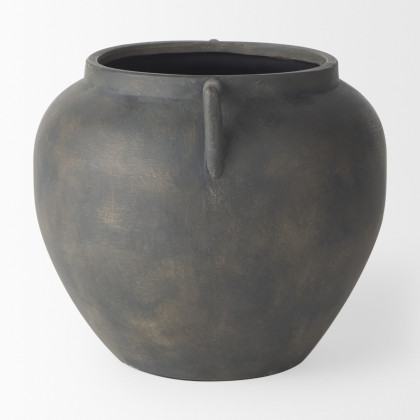 Mercana Kilian Vase - Matte Brown, H8,5"