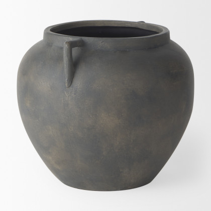 Mercana Kilian Vase - Matte Brown, H8,5"