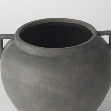 Mercana Kilian Vase - Matte Brown, H8,5"