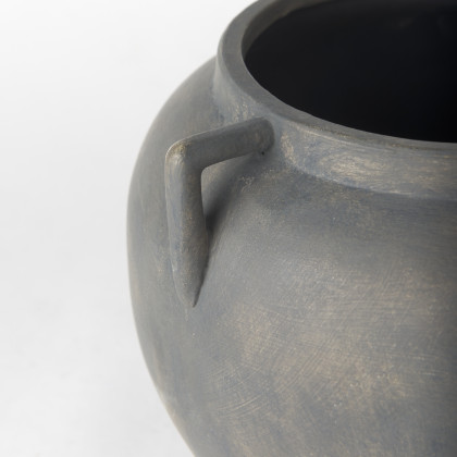 Mercana Kilian Vase - Matte Brown, H8,5"