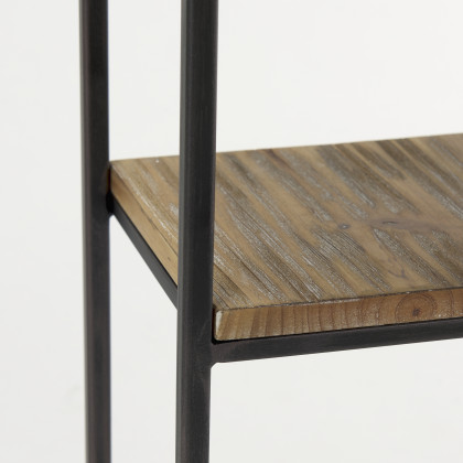 Mercana Ronin Rectangle Accent Table - Brown, Wood