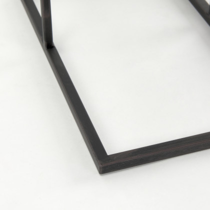 Mercana Ronin Rectangle Accent Table - Brown, Wood
