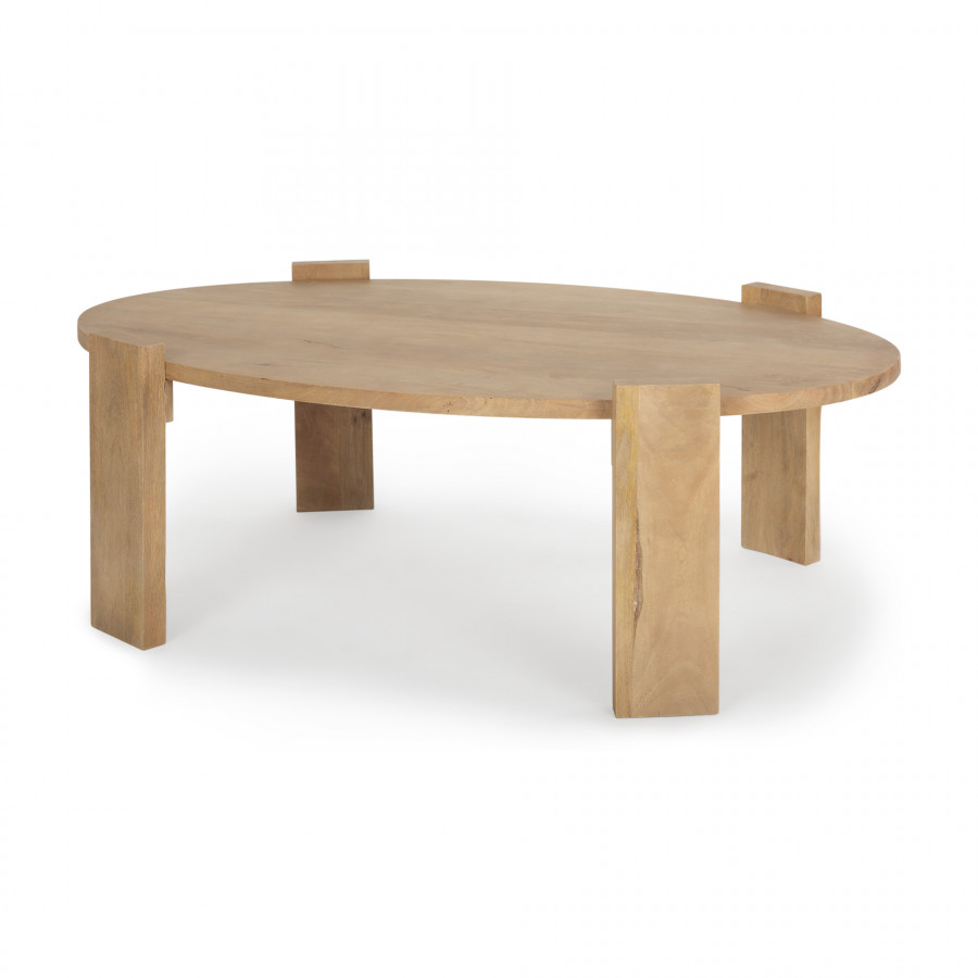 Mercana - Evelyn Coffee Table in Brown, Solid Wood