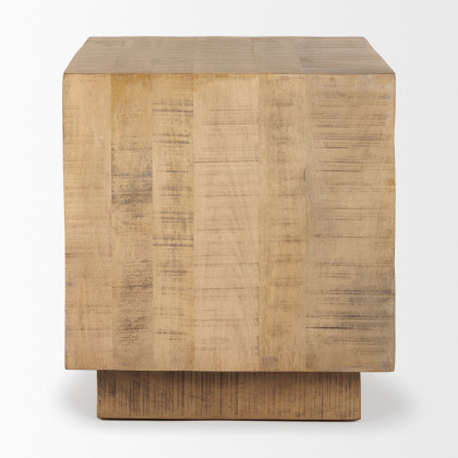 Mercana Hayden End Table - Light Brown
