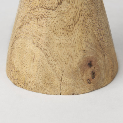Mercana Ivan Medium Sculpture - Brown, Wood