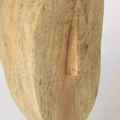 Mercana Ivan Large Sculpture - Brown, Wood