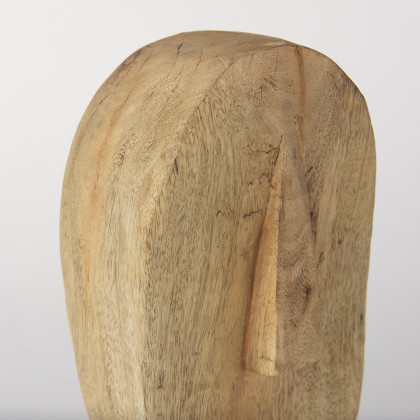 Mercana Ivan Large Sculpture - Brown, Wood