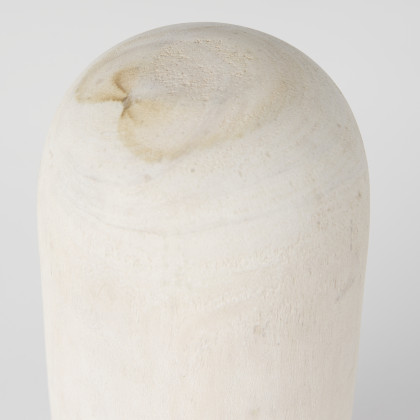 Mercana Knox Medium Object - White, Wood