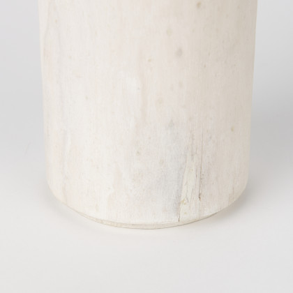 Mercana Knox Medium Object - White, Wood