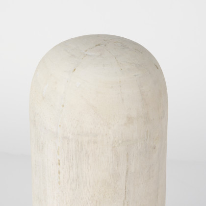 Mercana Knox Tall Object - White, Wood