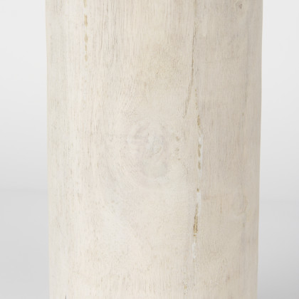 Mercana Knox Tall Object - White, Wood
