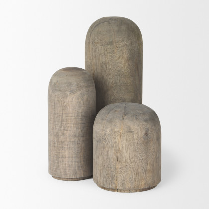Mercana Knox Medium Object - Gray, Metal