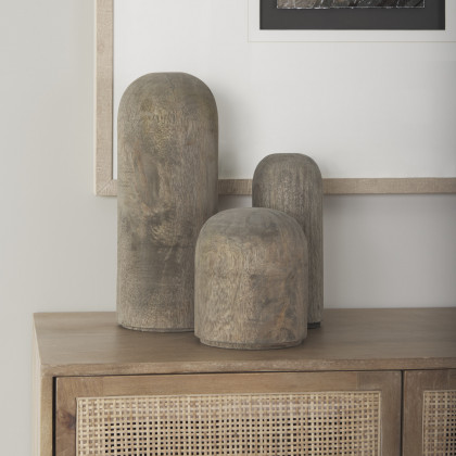 Mercana Knox Medium Object - Gray, Metal