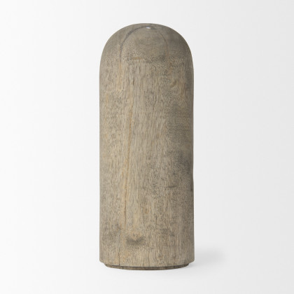 Mercana Knox Tall Object - Gray, Wood
