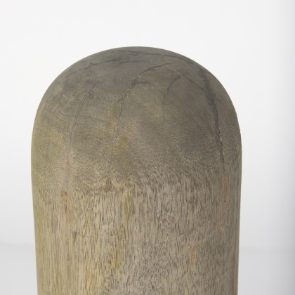 Mercana Knox Tall Object - Gray, Wood