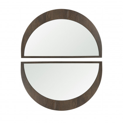 Mercana Celeste Small Mirror - Dark Brown
