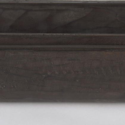 Mercana Athena Reclaimed Wood Trays (Set of 2) - Black/Brown