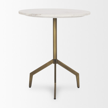 Mercana Serre Accent Table - Gold, Metal